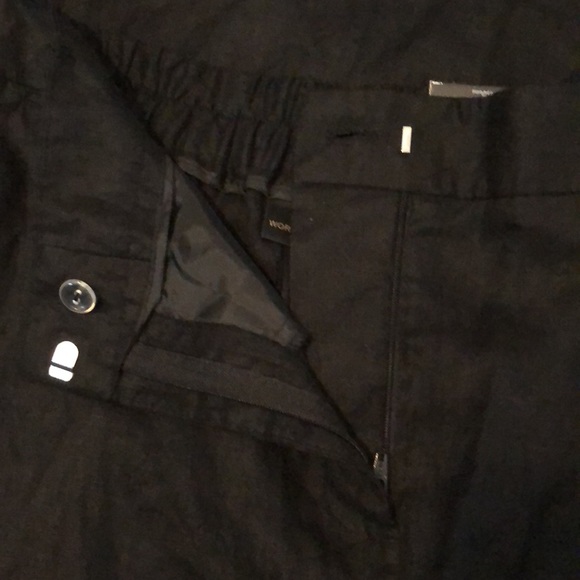 Worthington High Rise Wide Leg Cropped Pants - Picture 3 of 5